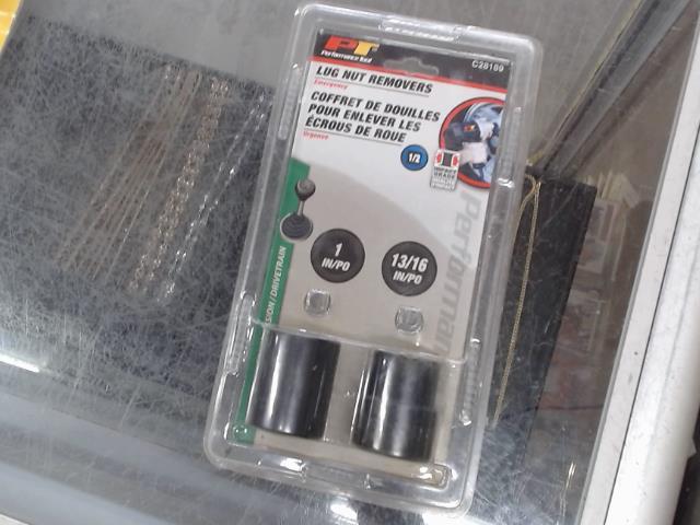 Kit 2 douille 1 pouce et 13/16 pouce