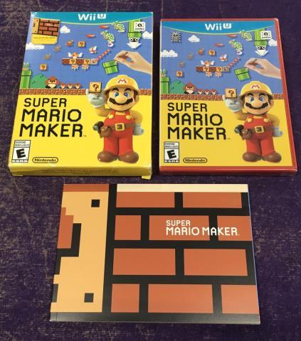 Super mario maker cib + box + artbook