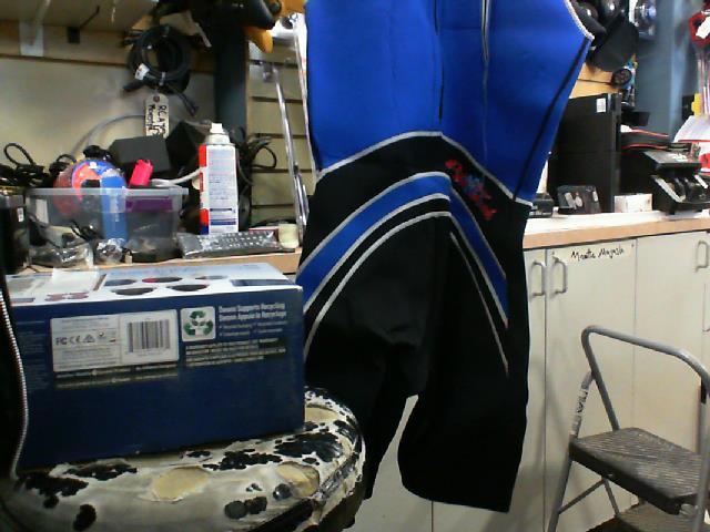 Dry suit large bleu