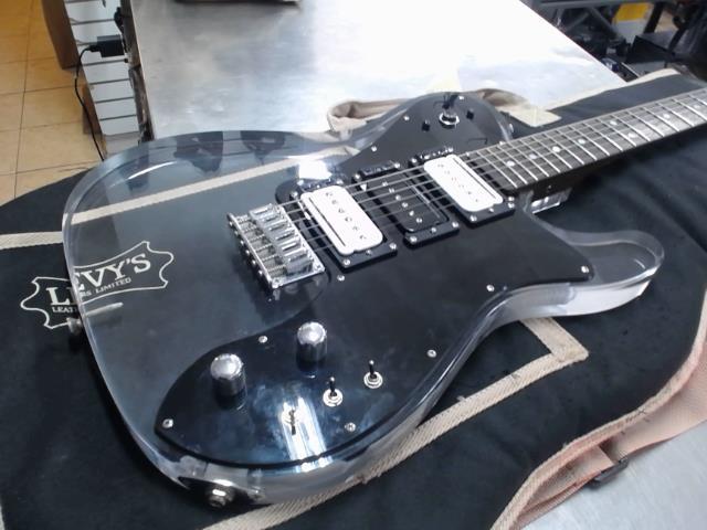 Guitar electrique transparente no modele