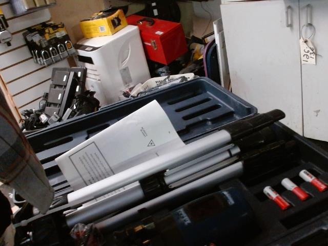 Level laser with stand in case