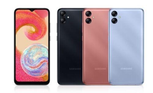 Galaxy a04e bleu