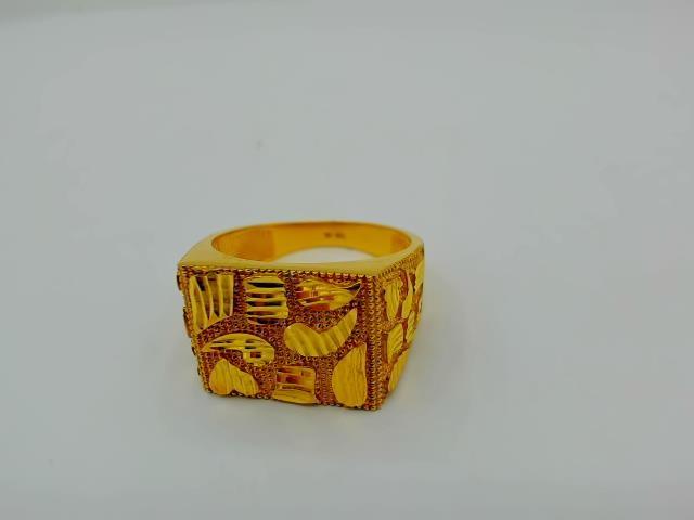 BAGUE GOURMETTE EN OR 10KT