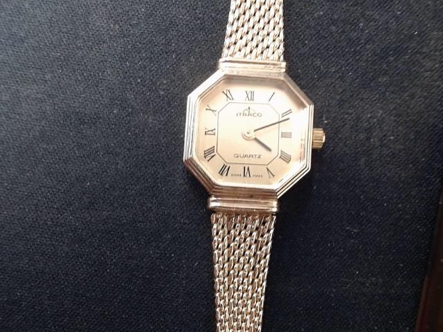 Small gold plated watch for women