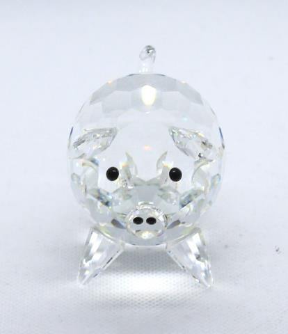 Swarovsky crystal pig