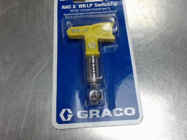 Low pressure reversible spray tip graco