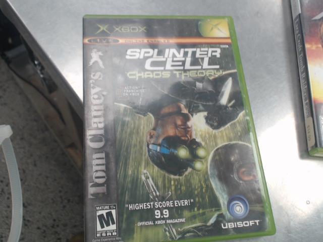 Jeu xbox splinter cell