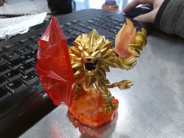 Skylander wildfire gold lion trapteam