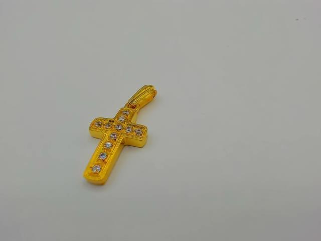 BRELOQUE CROIX EN OR 14KT