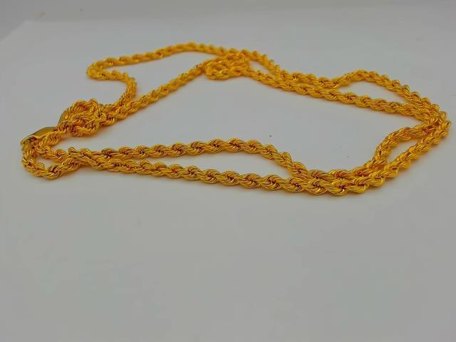 CHAINE TORSADE EN OR 10KT