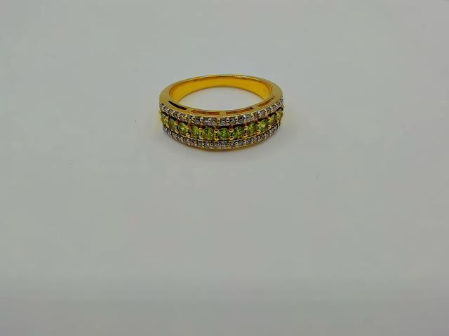 BAGUE EN OR 14KT AVEC DIAM 