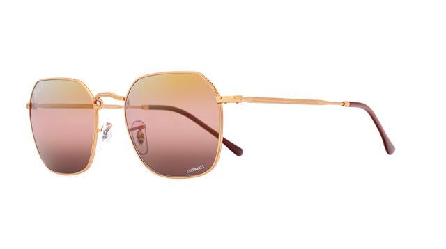 Lunette de soleil dorer et mauve