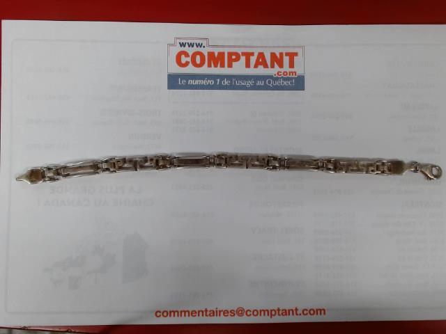 Bracelet argent mailles rectangulaires