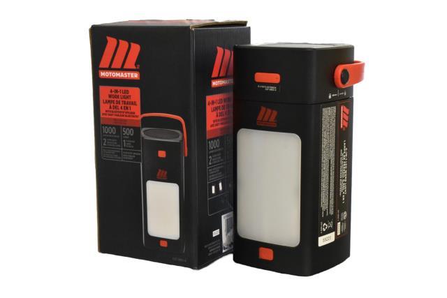 Motomaster 4in1 led work light speaker