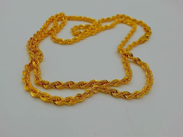 Chaine torsade en or 10kt