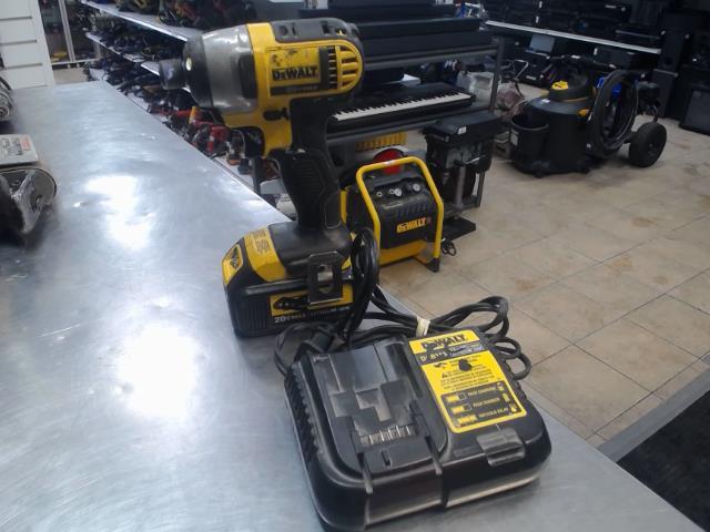 Impact dewalt + batt charg