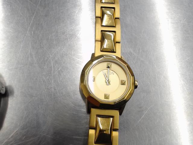 Montre nixon stainless stel gold look