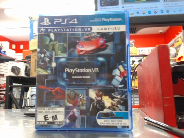 Playstation vr demo disc