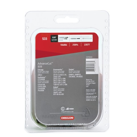 Oregon chaine de chainsaw 3/8 inch
