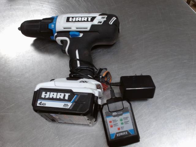 Drill sans fil hart av 1x bat 1x charge