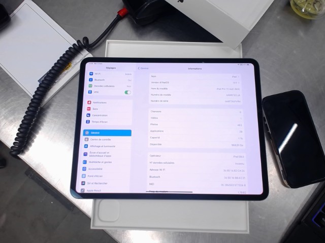 Ipad pro 13 inch m4 1to dans boite