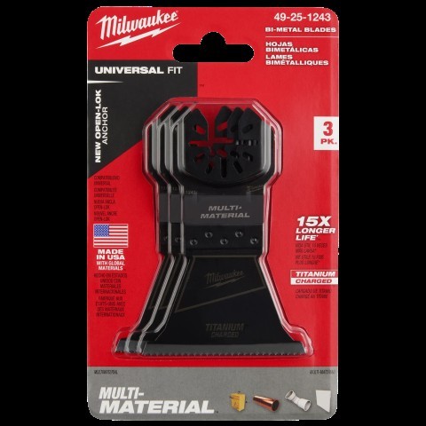 2-1/2 in multi-tool oscillating blade3pc