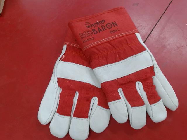 Gants de travail en cuir red baron (l)