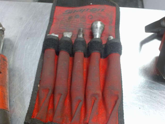 Kit air hammer bit set 5pcs +etuit