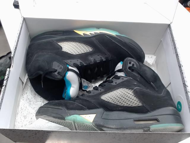 Air jordan retro 5 aqua black size 11
