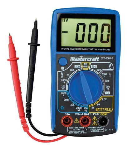 19 range pocket digital multimeter
