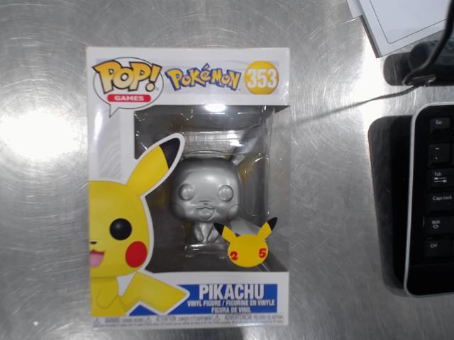 Pop! pokemon pikachu (silver) #353