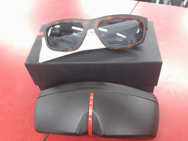 Lunettes soleil prada dark tortoise+etui