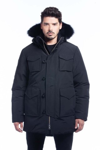 Manteau artic north noir quebec - medium