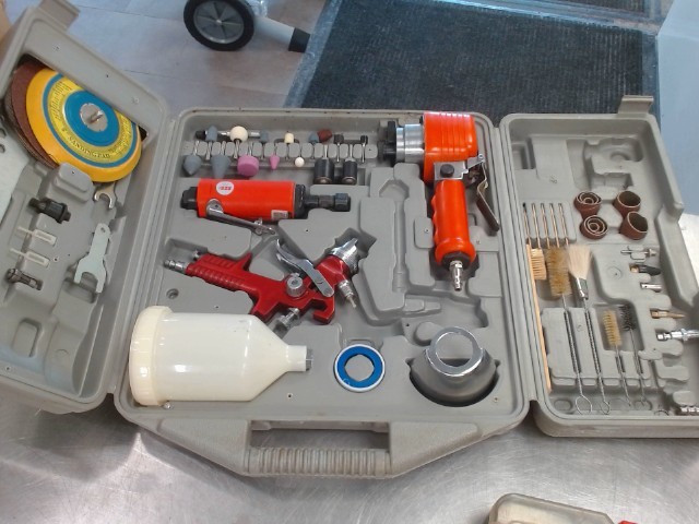Kit bodyshop air tool dcase