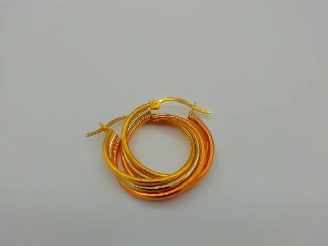 BOUCLES D OREILLES EN OR 10KT