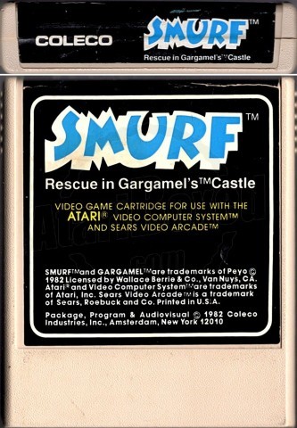 Jeux coleco smurf