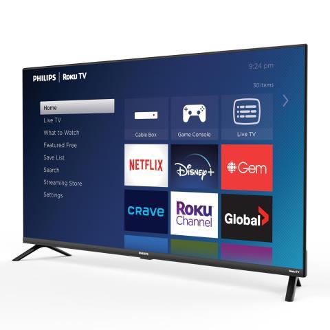 Tv 40 pouces smart roku avec tc