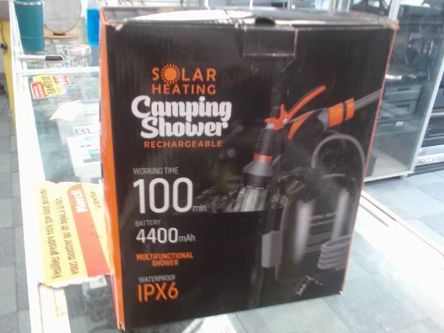Camping shower rechargable