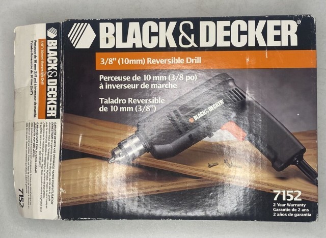 Black n decker 3/8 reversible