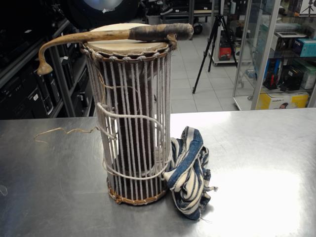 Handmade african talking drum