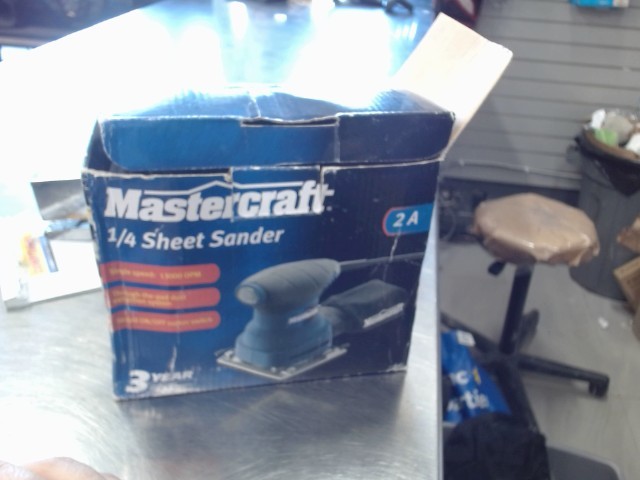 Ponceuse mastercraft 1/4 feuille