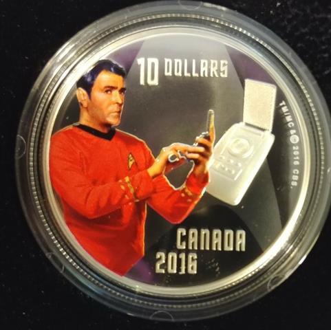 Startrek 2016 10$ fine silver