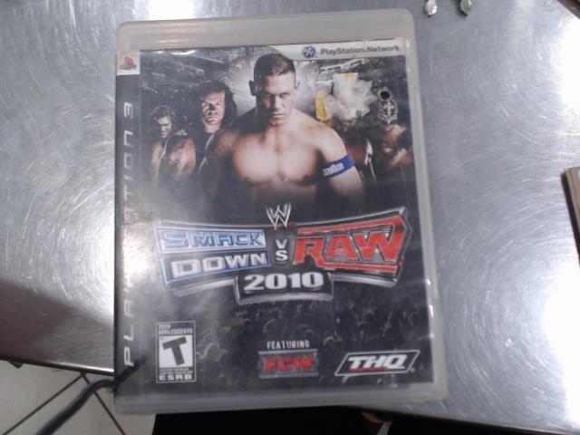 Smack down vs raw 2010 jeu ps3