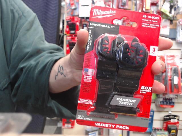 Carbide blade pack de 3