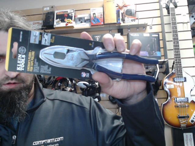 Pliers fish tape pulling