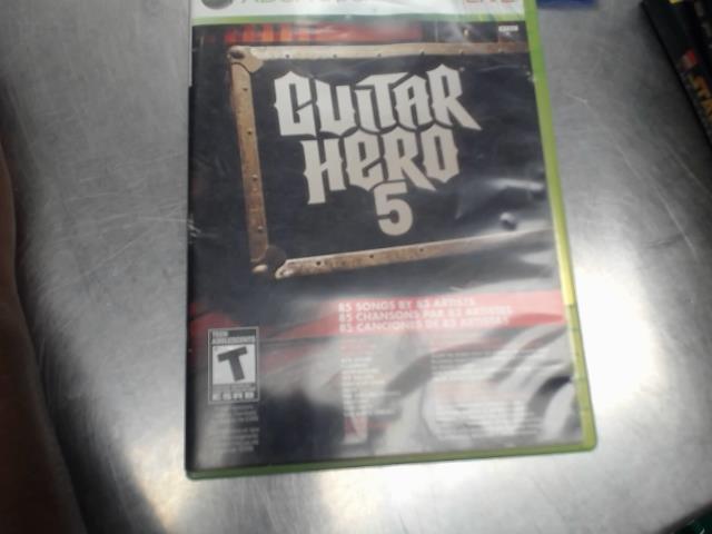 Guitar hero 5 xbox 360