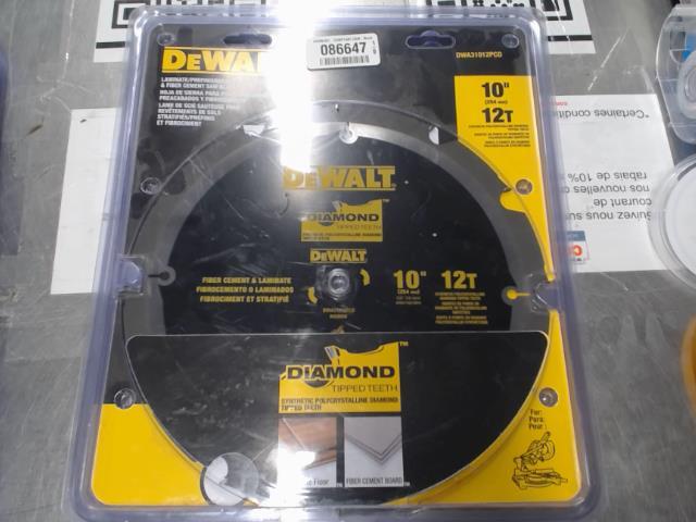Dewalt 10' 12t diamond tipped blade
