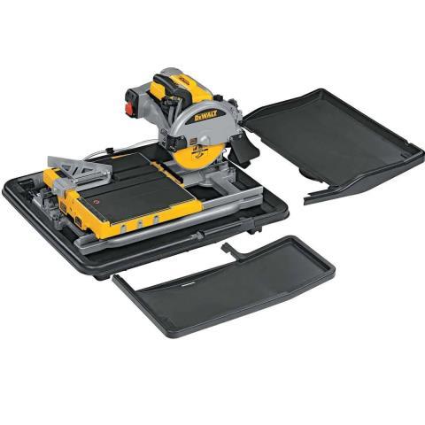 Dewalt wet tile saw + trays no stand