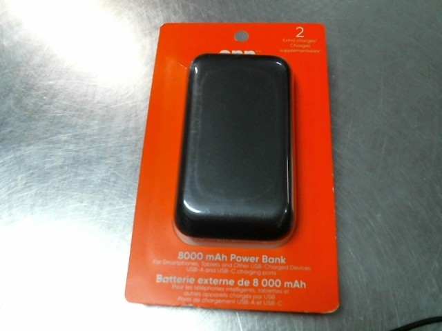 8000mah batterie externe  neuve
