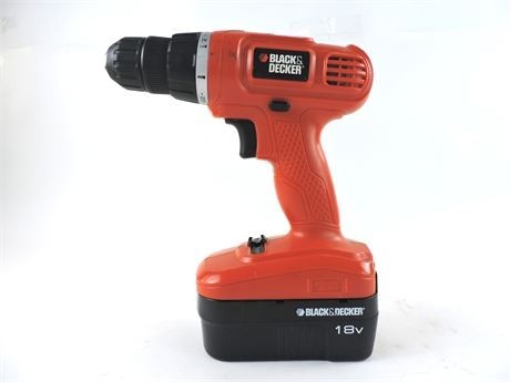Drill 18v gc1800 black n decker